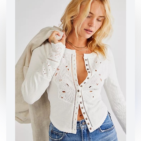 Free People Tops - Free people Sidelines Top XL